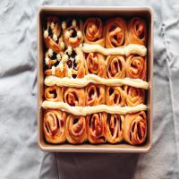 Red, White & Blue Breakfast Buns_image
