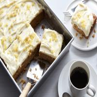 Spicy Ginger Applesauce Cake With Cream Cheese Frosting_image