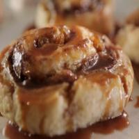 Cinnamon Roll Biscuits with Sweet Tea Caramel image