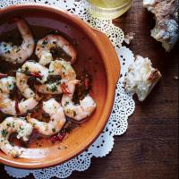 Garlic Shrimp with Chiles de Árbol_image