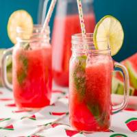 Watermelon and Lime Spritz_image