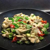 Chicken Stir Fry with Snow Peas and Cashew Nuts image