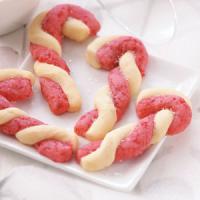 Cinnamon Candy Cane Cookies image