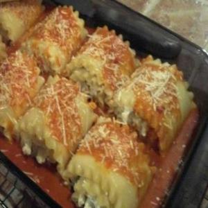 Chicken & Cheese Lasagna Roll-Ups_image