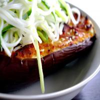 Miso Aubergine With Cucumber Noodles_image