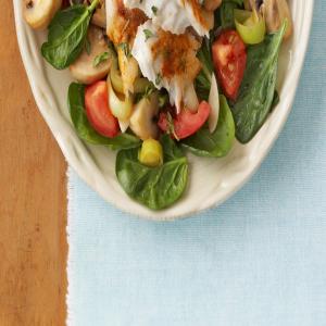 Wilted Spinach and Tilapia Salad_image