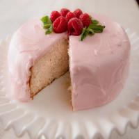 Lemon and Raspberry Cream Cake image