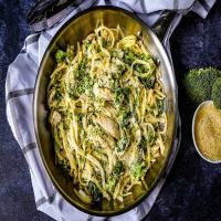 Chicken Fettuccini With Broccoli image