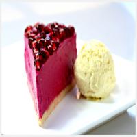 Pomegranate Cheesecake with Clementine Gelato Recipe - (4.4/5)_image