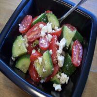 Greek Cucumber Summer Salad image
