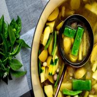 Provençal Vegetable Soup With Basil image