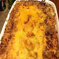 SCALLOPED POTATOES WITH FETA & FRENCH FRIED ONIONS_image
