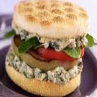 Eggplant Sandwich with White Bean image