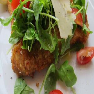 Veal Milanese with Arugula Salad Recipe_image
