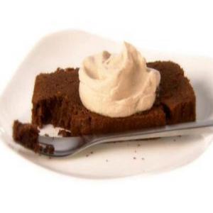 Chocolate Mascarpone Pound Cake with Coffee Meringue Icing_image