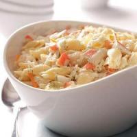 Family Favorite Crab Pasta Salad (Quick & Easy) image