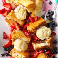 Grilled Angel Food Cake with Strawberries image