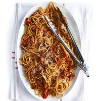 Super smoky bacon & tomato spaghetti image