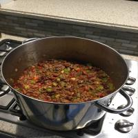 Sweet and Spicy Ground Beef Chili image