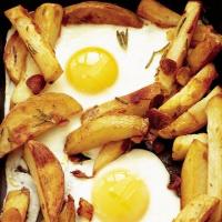 Oven egg & chips image