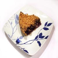 No Crust Blueberry Pie With Crumble Topping_image