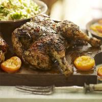 Moroccan roast chicken with apricots image