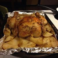 Greek Roasted Chicken and Potatoes image
