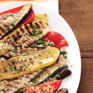 Spanish-Style Grilled Vegetables with Breadcrumb Picada Recipe | Epicurious.com_image