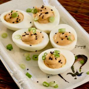 Air Fryer Asian-Inspired Deviled Eggs_image