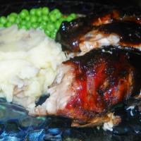 Roasted Pork Loin With Sweet Tangy Sauce_image