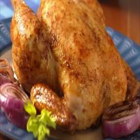 Grilled Beer-Brined Whole Chicken image