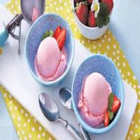 Strawberry-Buttermilk Sherbet image