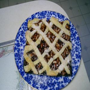 Apple Raspberry Lattice Cake image