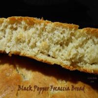 Black Pepper Focaccia Bread image