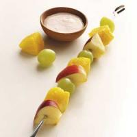 Fruit Skewers with Ginger Dip_image