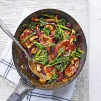 Sichuan pork, broccoli & cashew stir-fry image