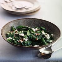 Sauteed Spinach with Pecans and Goat Cheese_image