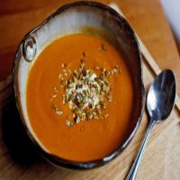 Pumpkin Soup With Ancho and Apple Recipe - (5/5)_image