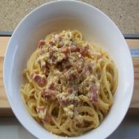 Pasta Carbonara with Sausage, Bacon and Prosciutto Recipe - (4/5) image