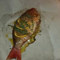 Crab-Stuffed Red Snapper image