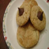 Chocolate Kiss Peanut Butter Cookies image