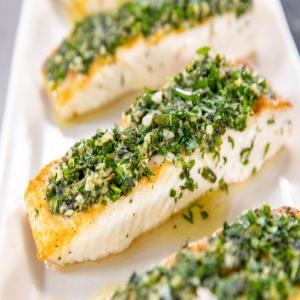 Halibut with Herbed Butter image