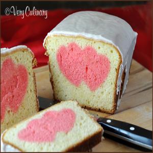 Valentine's Day Peek-A-Boo Pound Cake Recipe - (4.5/5) image
