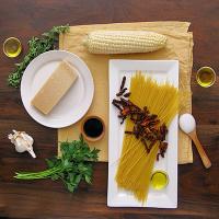 Fresh Corn & Sun Dried Tomato Angel Hair Pasta Recipe - (4.6/5) image
