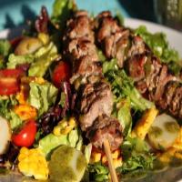 Steak and Sweet Corn Salad with Basil Vinaigrette image