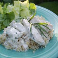 Poached Chicken With Tarragon image
