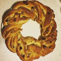 Cranberry-Almond Holiday Wreath Bread image
