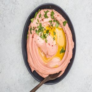 Pink Hummus from Platters and Boards_image