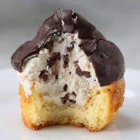 Chocolate-dipped Cannoli Cupcakes Recipe by Tasty image