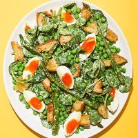 Roasted asparagus & pea salad image